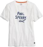 Sperry Paul Sperry Graphic T-shirt White/navy, Size S Men's