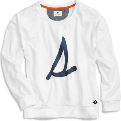 Sperry Burgee Crew Neck Sweatshirt White, Size Xs Women's