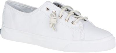 Sperry Seacoast Canvas Sneaker White, Size 8m Women's Shoes