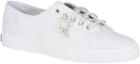 Sperry Seacoast Canvas Sneaker White, Size 8m Women's Shoes
