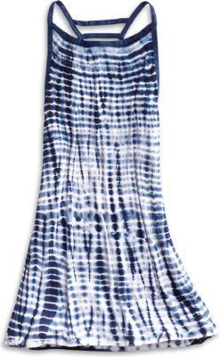 Sperry Tie-dye Jersey Tank Cover-up Indigo, Size Xs Women's