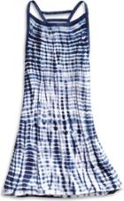 Sperry Tie-dye Jersey Tank Cover-up Indigo, Size Xs Women's