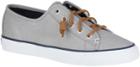 Sperry Seacoast Canvas Sneaker Lightcharcoalburnished, Size 5m Women's Shoes
