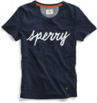 Sperry Sperry Script Graphic T-shirt Navy, Size M Women's