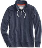 Sperry Quarter Zip Sweatshirt Navy, Size S Men's