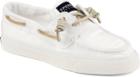 Sperry Bahama Washed Canvas Sneaker White, Size 10m Women's Shoes