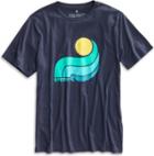 Sperry Ollie Wave T-shirt Navy, Size S Men's