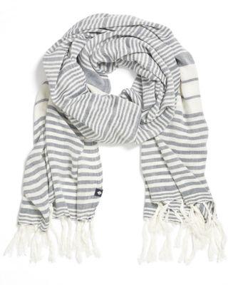 Sperry Stripe Scarf Navy, Size One Size Women's