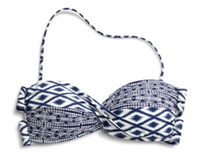Sperry Island Time Ikat Bandeau Top Midnight, Size Xs Women's