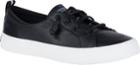 Sperry Crest Vibe Creeper Leather Sneaker Black, Size 5m Women's Shoes