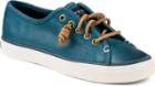 Sperry Seacoast Weathered Sneaker Petrol, Size 5m Women's Shoes