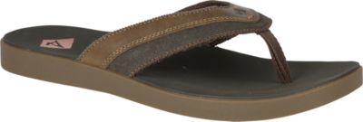 Sperry Wahoo Flip Flop Darkbrown, Size 7m Men's