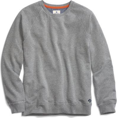 Sperry Top Knit Raglan Crew Heathergrey/navy, Size S Men's