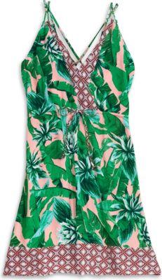 Sperry Tropical Palm Print Cover Up Dress Multi, Size Xs Women's