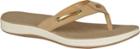 Sperry Seabrook Wave Flip-flops Linen/gold, Size 5.5m Women's Shoes