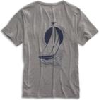 Sperry Starboard Sail T-shirt Grey, Size S Men's