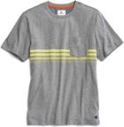 Sperry Faded Stripe T-shirt Heathergrey/yellow, Size S Men's