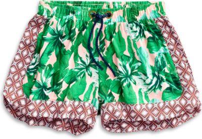 Sperry Tropical Palm Print Beach Short Multi, Size Xs Women's