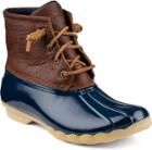 Sperry Saltwater Duck Boot Tan/navy, Size 7m Women's Shoes
