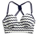 Sperry Sea's The Day Midkini Top Navy/white, Size Xs Women's