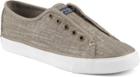 Sperry Seacoast Ripstop Sneaker Taupe, Size 5.5m