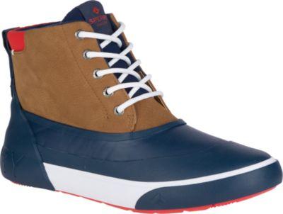 Sperry Cutwater Duck Boot Tan/navy, Size 8m Men's