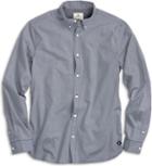 Sperry Micro Gingham Button Down Shirt Blue, Size S Men's
