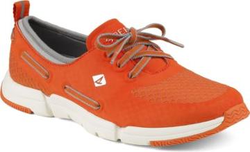 Sperry Paul Sperry Ripple Sneaker Orange, Size 5m Women's Shoes
