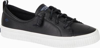 Sperry Crest Vibe Leather Creeper Sneaker Black, Size 5m Women's Shoes