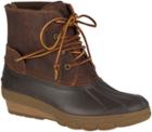 Sperry Saltwater Wedge Tide Duck Boot Brown, Size 7.5m Women's Shoes