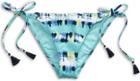 Sperry Tie Dye Stripe Side-tie Mint/indigo, Size Xs Women's
