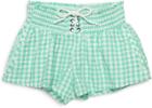 Sperry Gingham Shorts Seafoamgreen, Size Xs Women's
