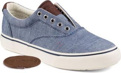 Sperry Striper Cvo Fleck Canvas Sneaker Navy, Size 7.5m Men's Shoes