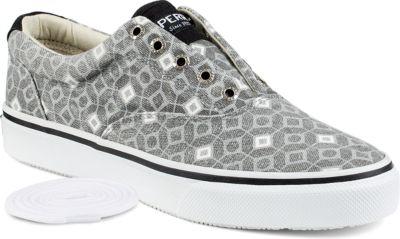 Sperry Striper Morocco Sneaker Grey, Size 7m Men's