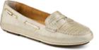 Sperry Gold Cup Metallic Penny Driver Platinumsnakeskinembossedleather, Size 5m Women's