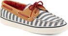 Sperry Bahama Breton Stripe 2-eye Sneaker Navy/cognac, Size 5m Women's