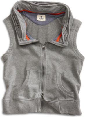 Sperry Hideaway Hood Vest Grey, Size Xs Women's
