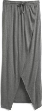 Sperry Knit Maxi Skirt Heathergrey, Size S Women's
