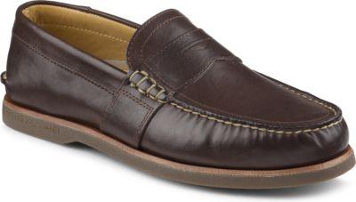 Sperry Gold Cup Authentic Original Penny Loafer Darkbrown, Size 7m Men's Shoes