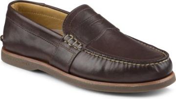 Sperry Gold Cup Authentic Original Penny Loafer Darkbrown, Size 7m Men's Shoes