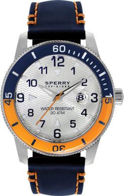 Sperry Silicone Diver Watch Orange/navy, Size One Size Men's