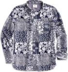 Sperry Long Sleeve Multi Print Button Down Shirt Navy, Size S Men's