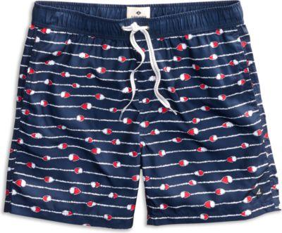 Sperry Buoy Print Volley Swim Short Navy/multi, Size S Men's