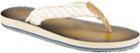 Sperry Topsail Print Flip-flops Sand, Size 6m Women's Shoes