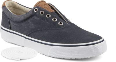 Sperry Striper Cvo Salt Washed Twill Sneaker Navysaltwashedtwill, Size 7.5m Men's Shoes
