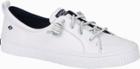 Sperry Crest Vibe Leather Creeper Sneaker White, Size 5m Women's Shoes