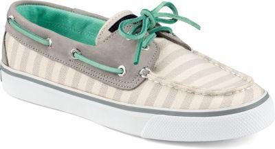 Sperry Bahama Breton Stripe 2-eye Sneaker Gray, Size 5m Women's