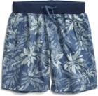 Sperry Printed Chambray Shorts Chambray, Size M Women's