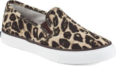 Sperry Seaside Leopard Sneaker Tanleopard, Size 5m Women's Shoes