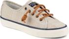 Sperry Seacoast Cross Hatch Sneaker Taupe/sand, Size 5m Women's Shoes